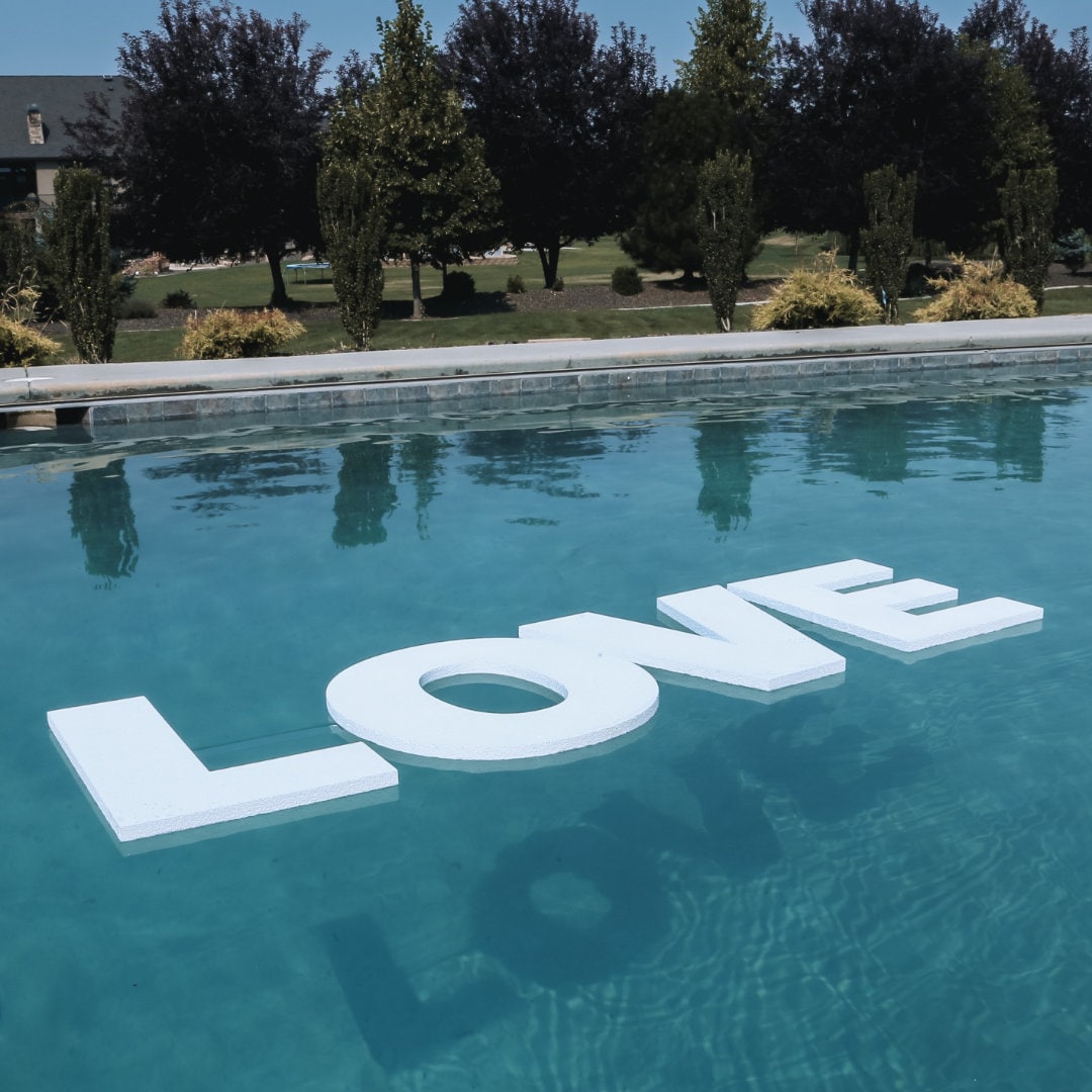 1 Thick Floating Foam Pool Letters and Numbers - Etsy Canada