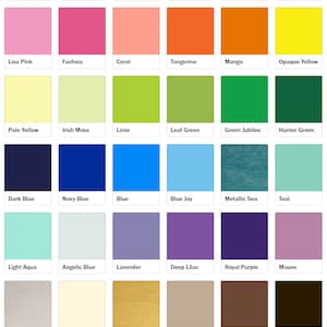 color options for larger number