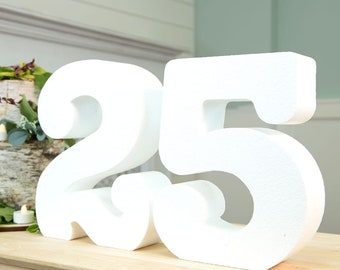 2&quot; Thick Foam Number or Letter | Large Foam Letter or Number | Custom Foam Number or Letter | Giant Event Letters | Party Letters