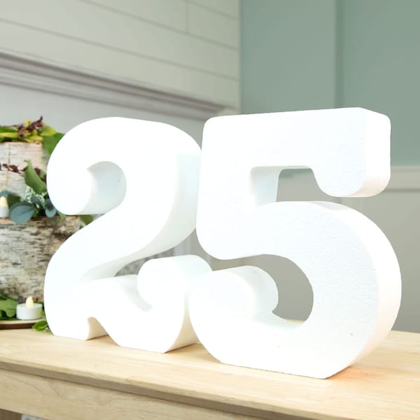 2" Thick Foam Number or Letter | Large Foam Letter or Number | Custom Foam Number or Letter | Giant Event Letters | Party Letters