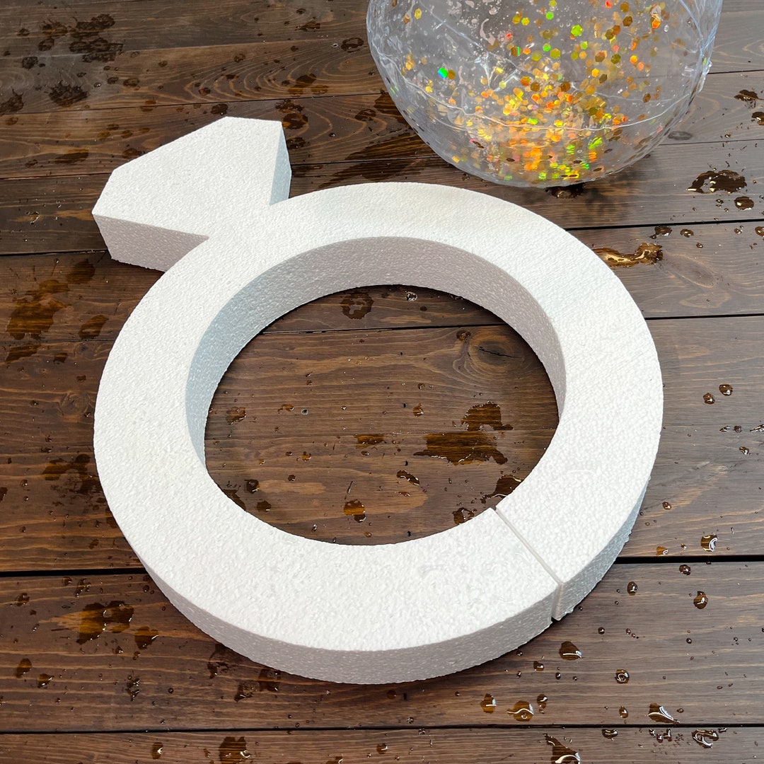 1 Thick Foam Engagement Ring Shape Add to Floating Foam Letters 18 Inch ...
