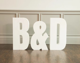 2" Thick White Foam Letter or Number | Large Foam Letter | Large Foam Number | Custom Styrofoam Letter | Custom Styrofoam Number