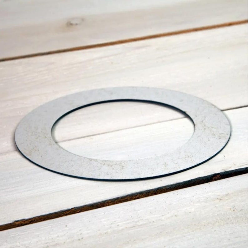 Metal Ring Craft Shape | 20 Gauge Galvanized Steel Ring Cutout - Etsy