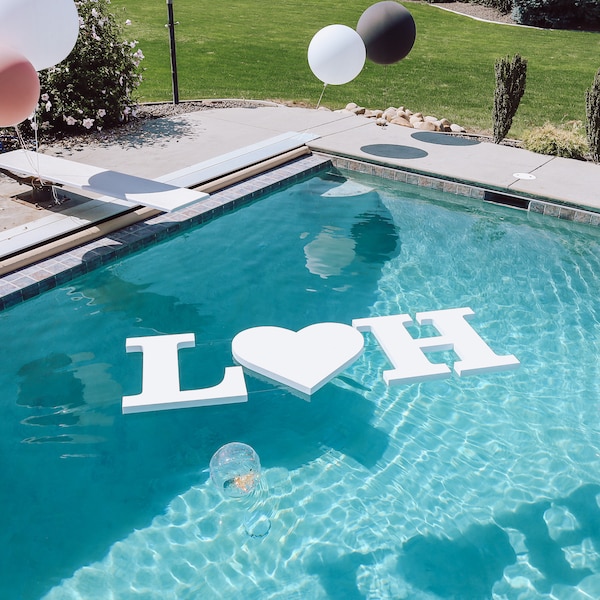 Floating Pool Letters - Etsy