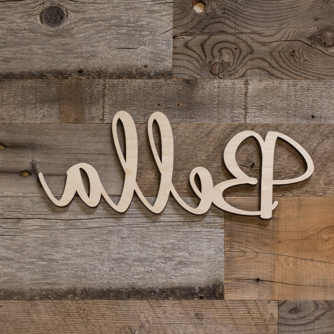 Script Wood Letters Cursive Wall Letters Nursery Name Etsy