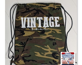 Camo Drawstring Bag - Etsy