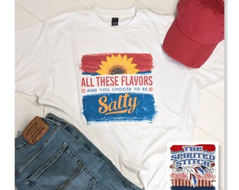 Salty Sunflower Baseball Softball T-Shirt Super Soft!