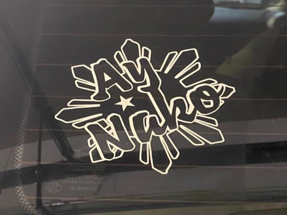 Filipino Pride Window Decal | Funny Pinoy “Ay Nako” Sticker | Car & Laptop Vinyl