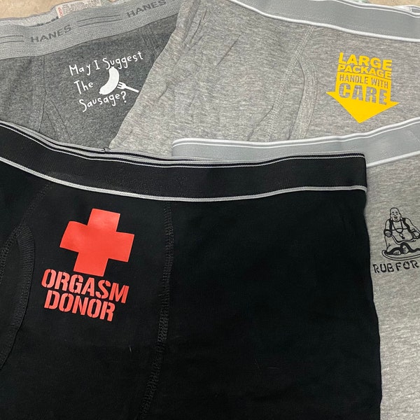 Funny Mens Underwear Etsy