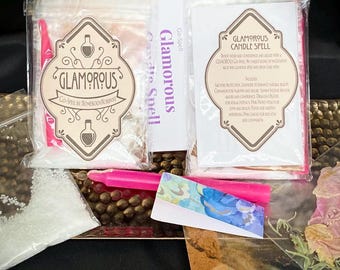 Go-Spell Kit – Glamour, Confidence, Self-Love Spell | Witchcraft & Magical Spell Kit | Portable Beginner-Friendly Magic