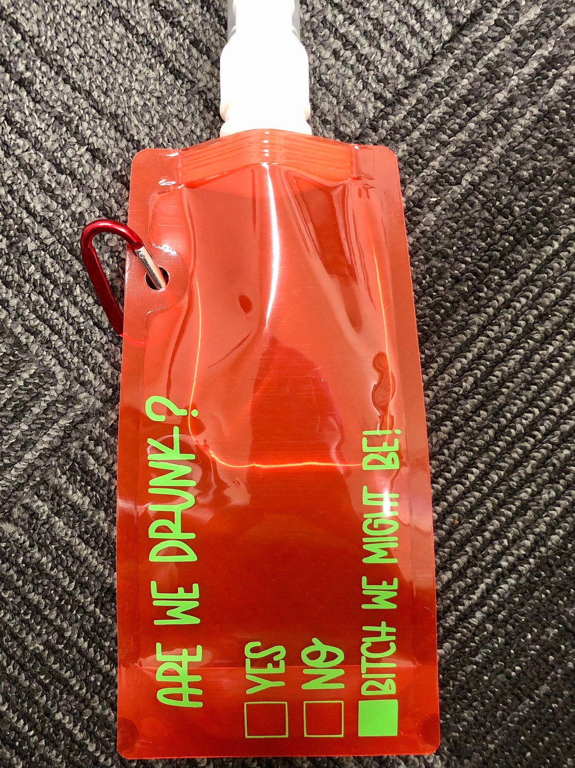 Adult Juice Bag/Reusable Collapsible Flask Etsy