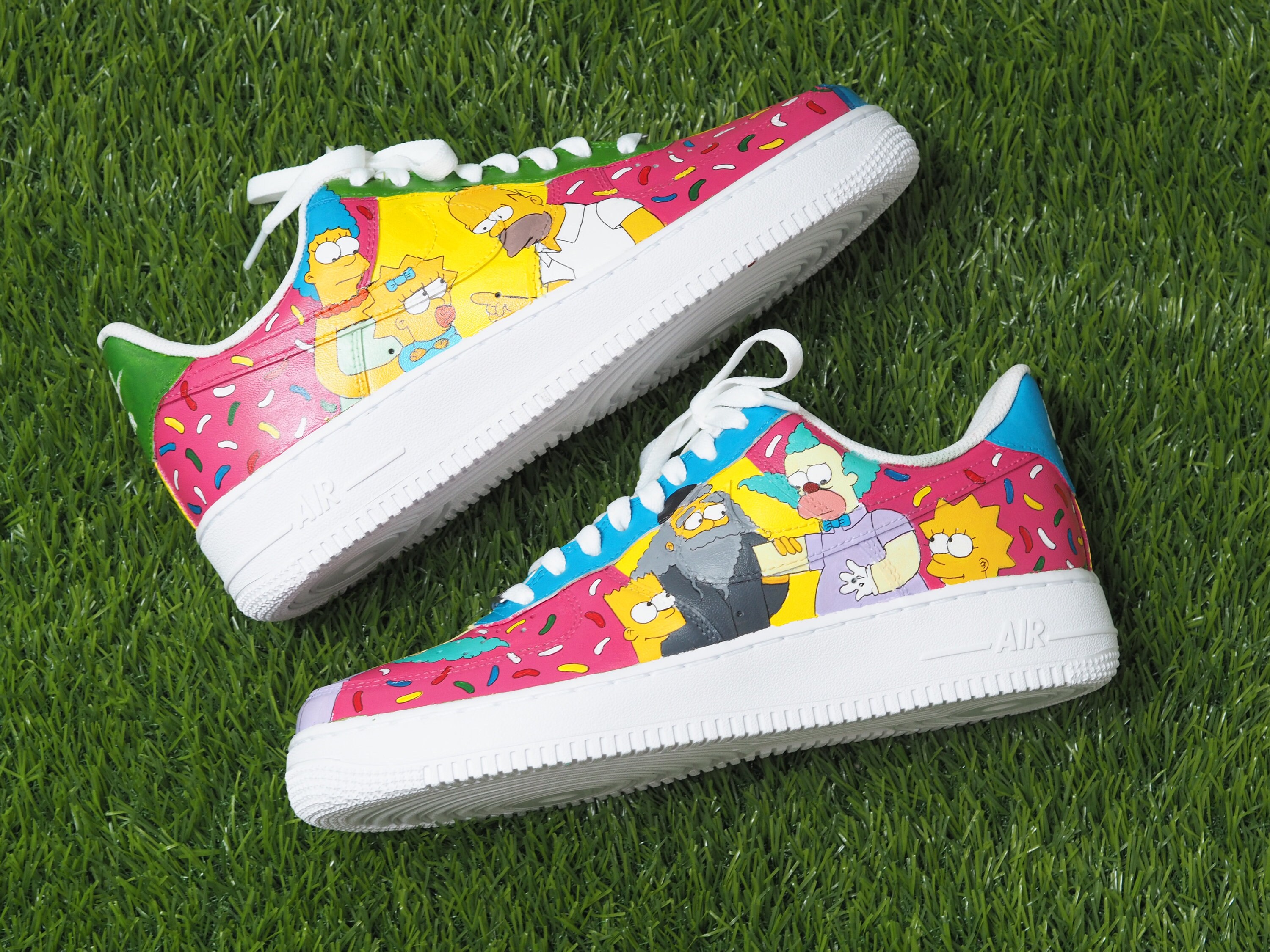 nike air force 1 custom simpsons