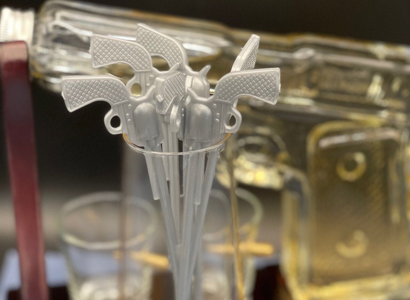 Set of 6 Gun Stir Sticks Swizzle sticks Drink Stirrers Bar Etsy