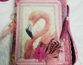 Mini Festive Flamingo Softcover Journal