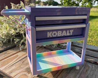 Base para minicarrito de herramientas para cajas de herramientas Kobalt/US General. ¡Colores personalizados disponibles!