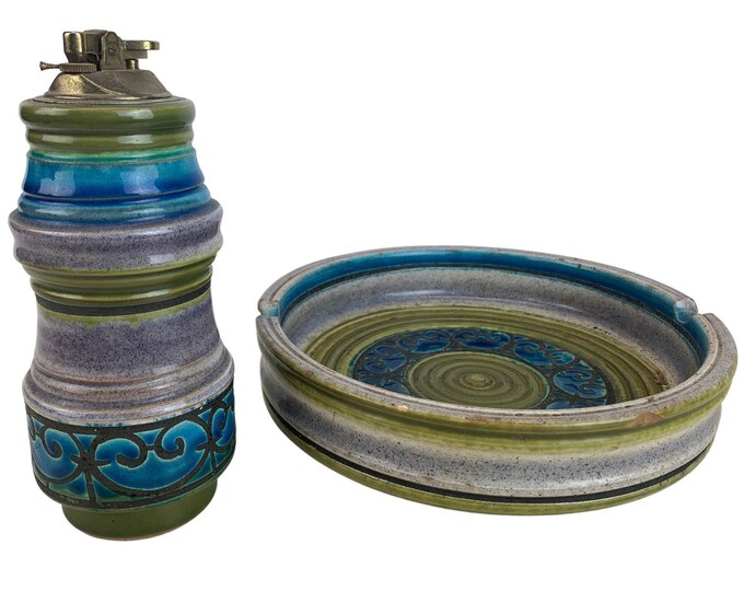 Bitossi Aldo Londi Ceramic Smoking Set