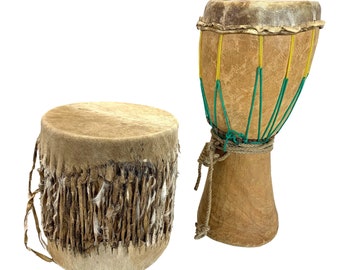 Tolle Afrika BONGO 60cm Djembe Profi Carving Dotpaint African Trommel04 Tolle Afrika BONGO 60cm Djembe Profi Carving Dotpaint African Trommel04