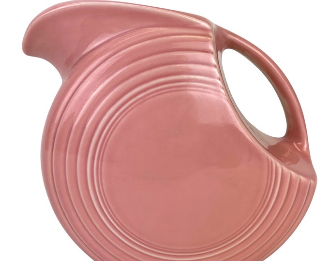 Fiestaware Disc Pitcher in Rose