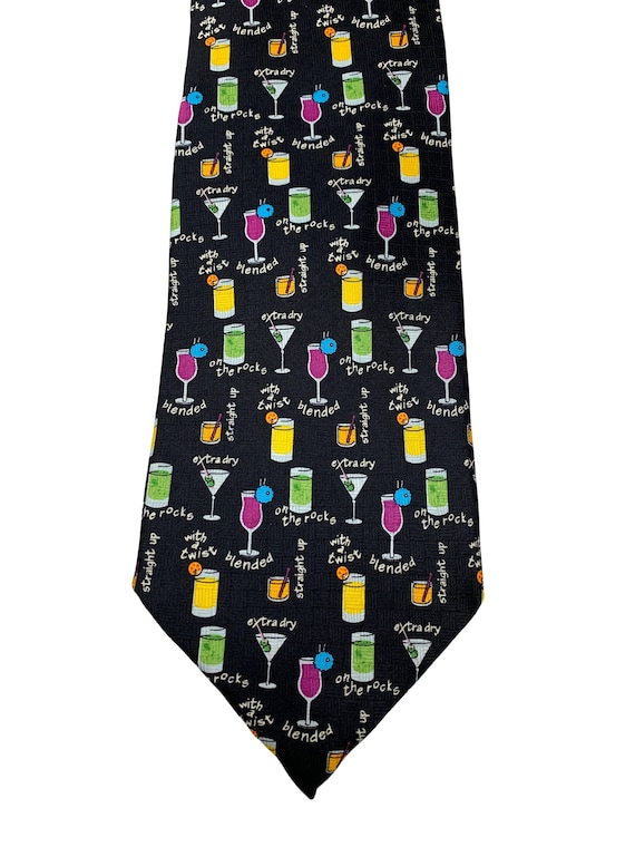 Vintage Cocktail Necktie by JZ Richards for Nordst