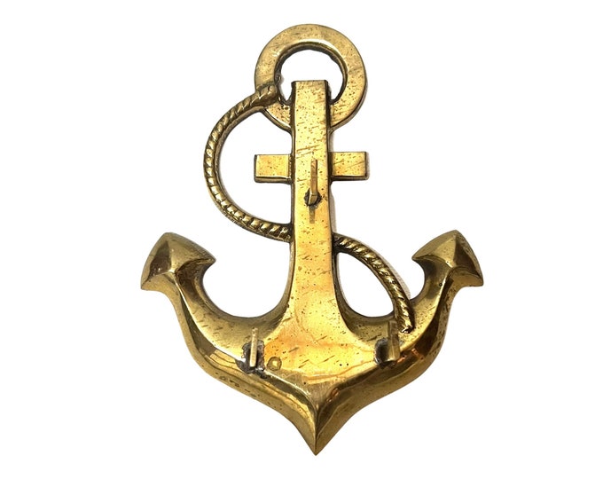 Nautical Brass Anchor Wall Hooks