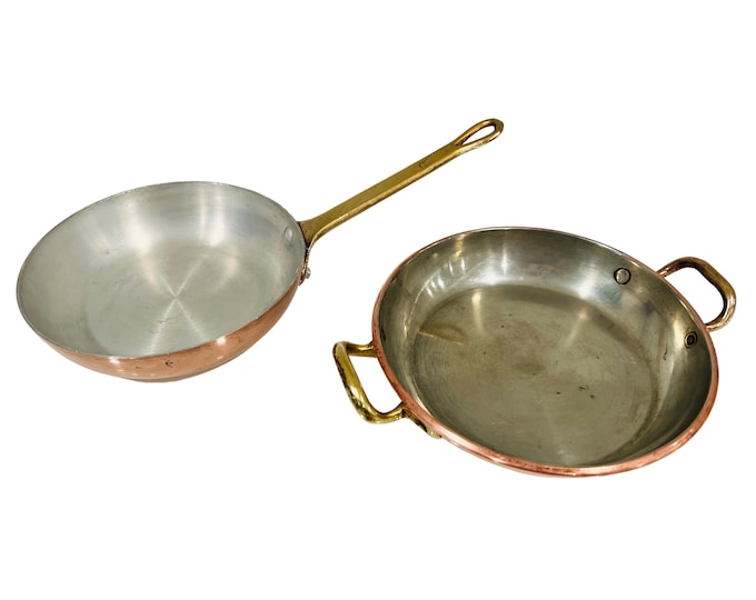 1950s Copper Egg Pan & Gratin Pan