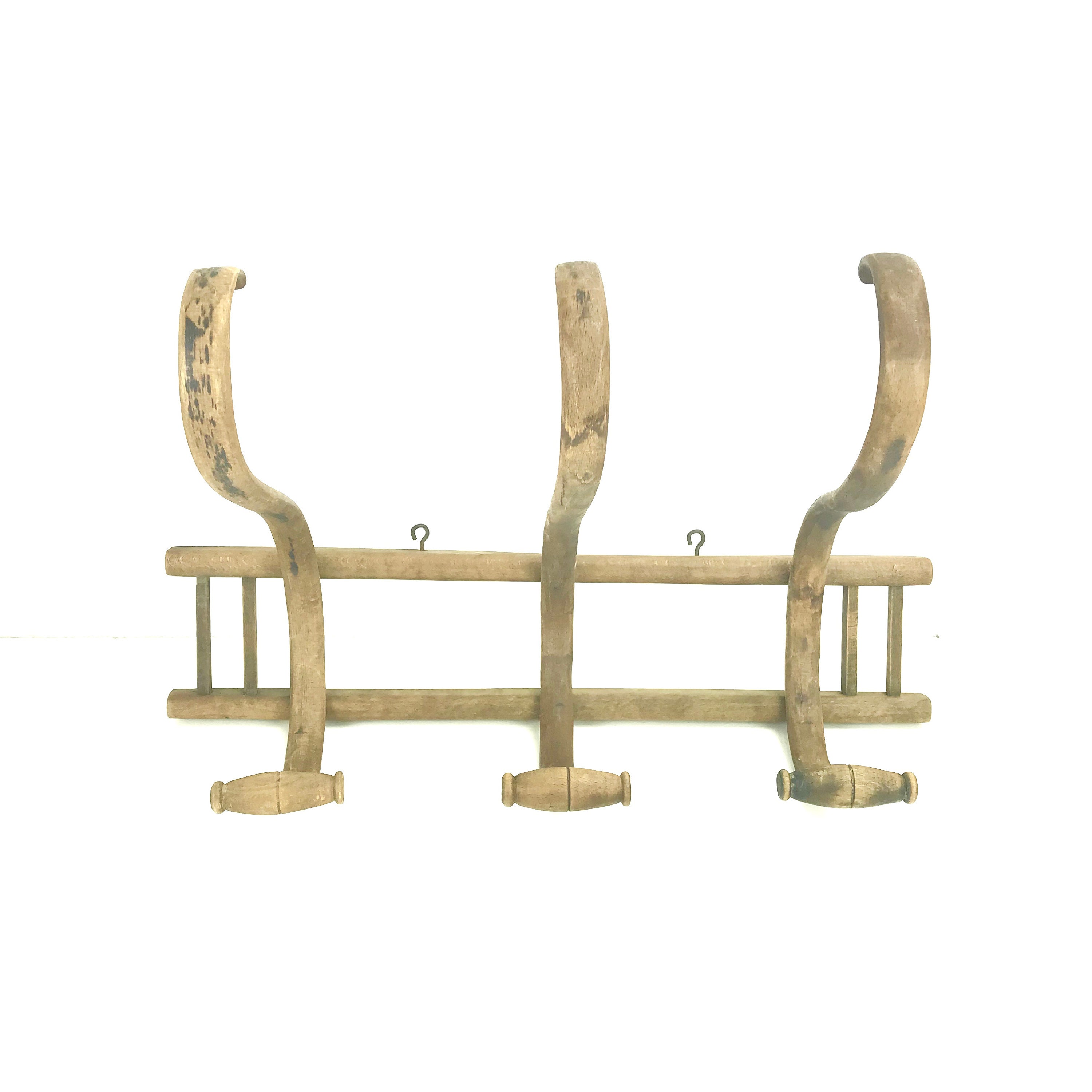 Antique Victorian Wall Mounted Coat Rack