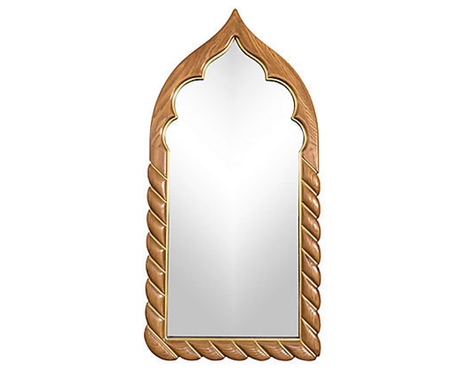 Arabesque Wood Wall Mirror by Drexel
