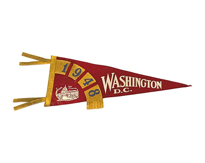 1948 Washington DC Felt Pennant