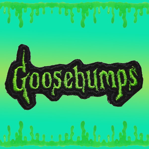 90s Retro Goosebumps TV Series Logo Iron On Patch