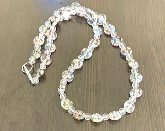Clear Millefiori Necklace With Matching Beads