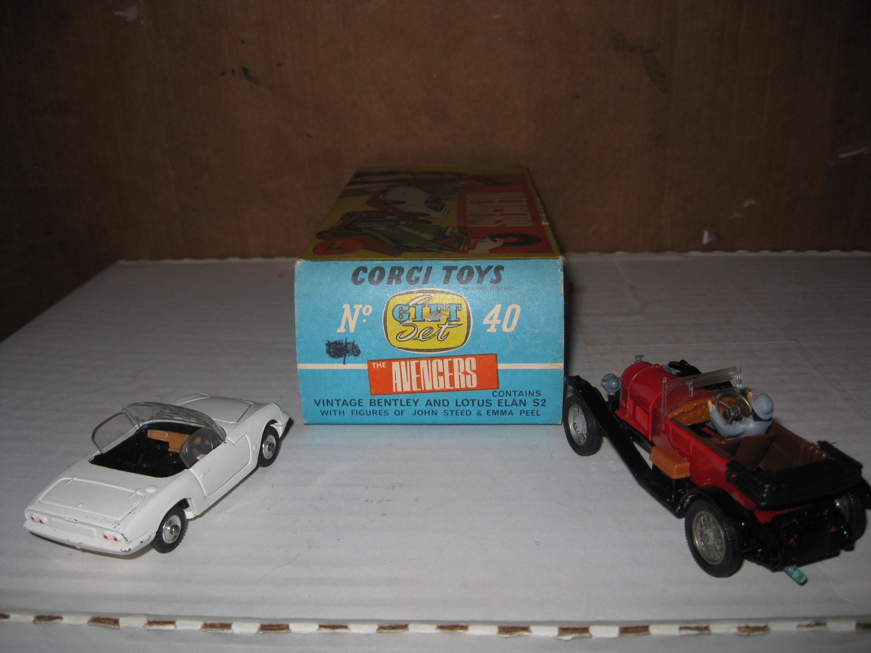 Corgi Gift Set 40 GS 40 the Avengers Gift Set All Original