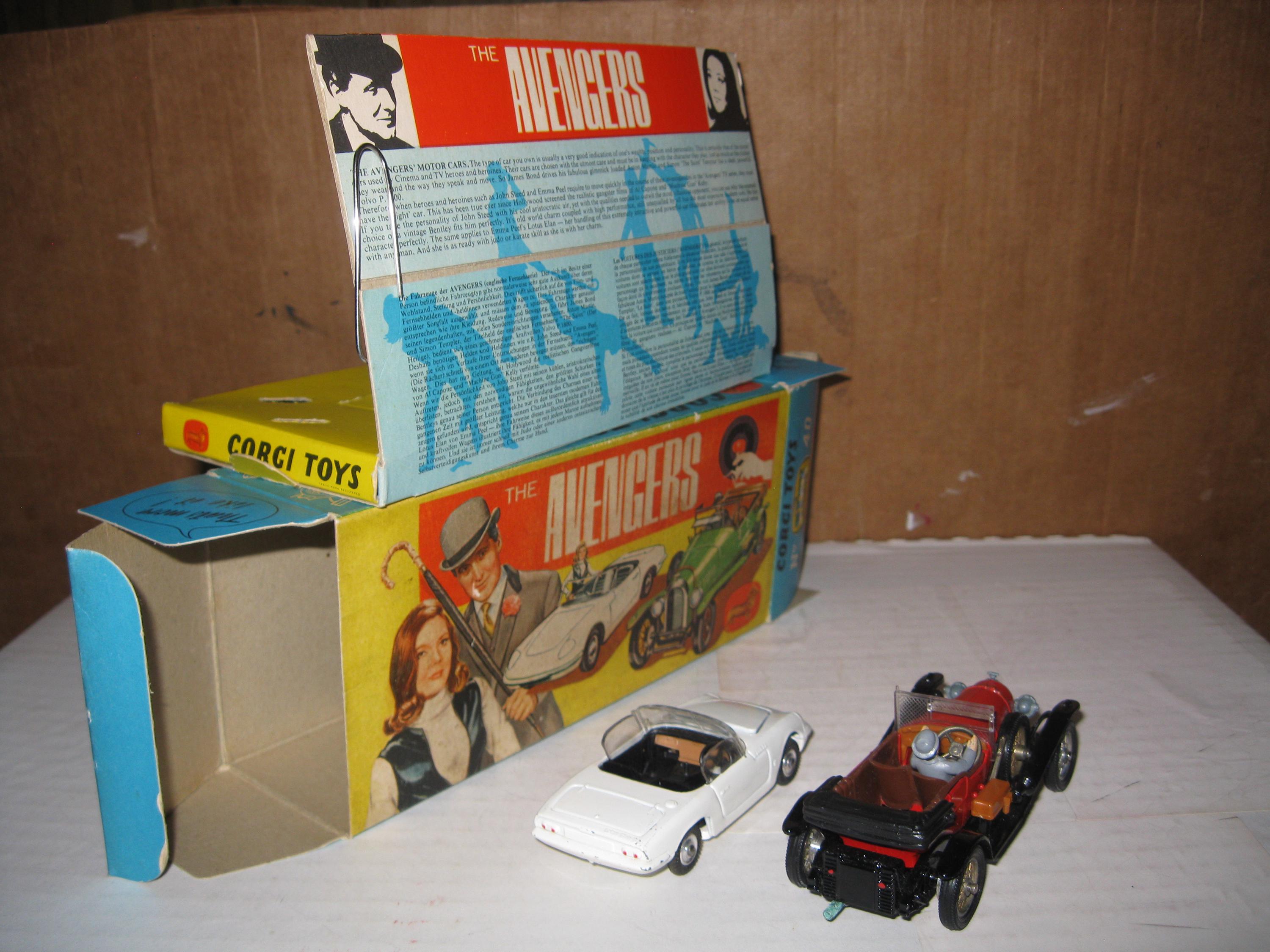 Corgi Gift Set 40 GS 40 the Avengers Gift Set All Original