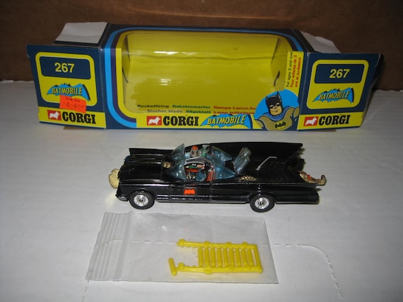 Vintage Corgi 267 Batmobile Original Set From 1977 New Acetate Window on Box. Etsy Canada