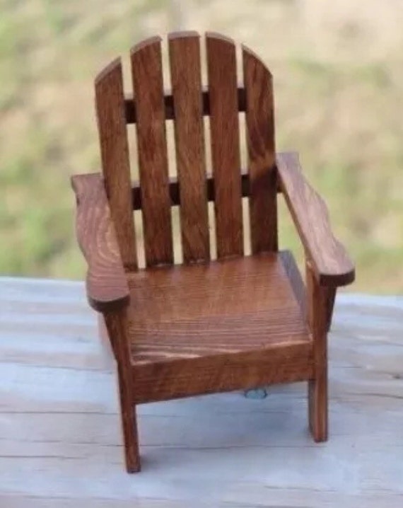 Handmade Miniature Adirondack Chairs Price Is For 1 Chair Etsy