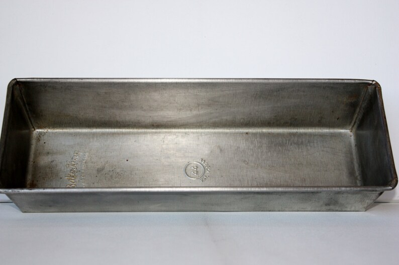 Vintage Metal Bake King Long Loaf Pan Housewares Baking Etsy