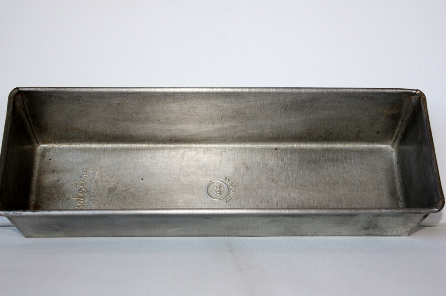 Vintage Metal Bake King Long Loaf Pan Housewares Baking Etsy