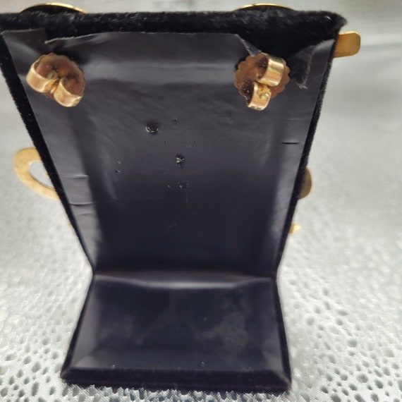 Geometric Multi Colored Statement Earrings - image 4