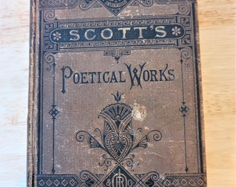Scott's Poetical Works Diamond Edition by James R. Osgood & Company, Boston undated