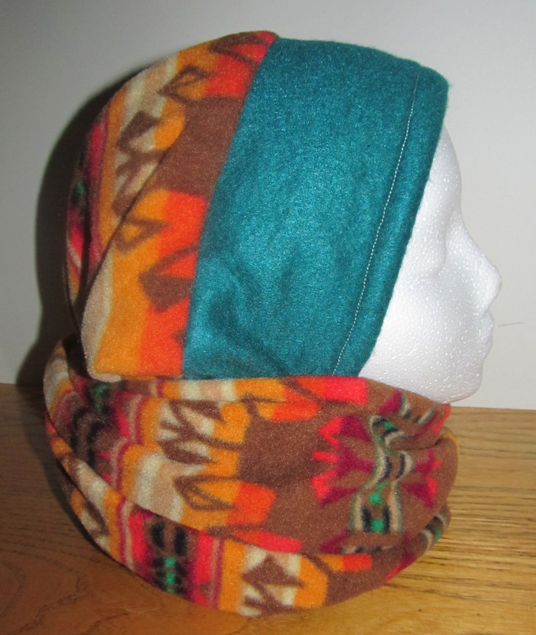 Elf Hat and Scarf, Warm and Cozy, Colorful Southwestern  display picture 2