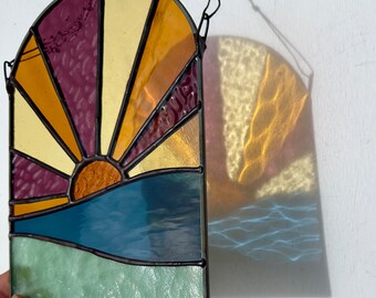 Stained Glass Morning Hills