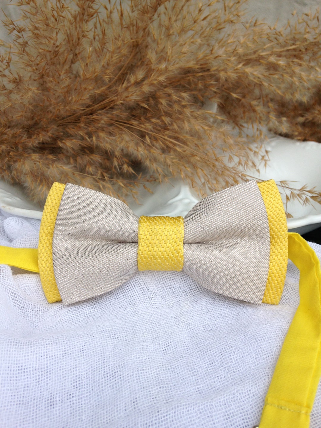 Men's Adjustable Pre-tied Bow Tie - Soft, Comfortable For Weddings & Formal Events