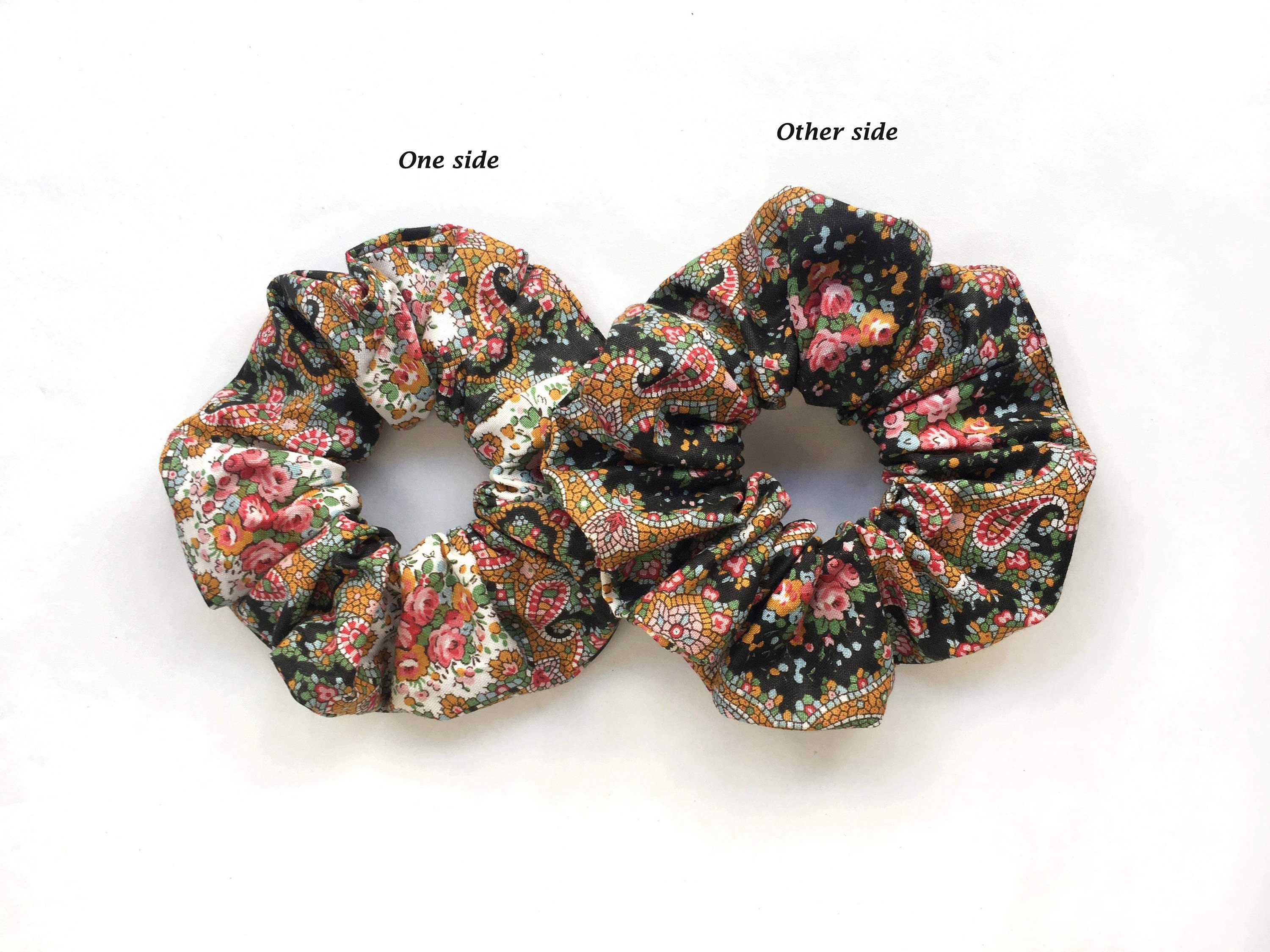 CE's Vintage Rose Scrunchie ( Set of 2) – CE's Luxury Scrunchies