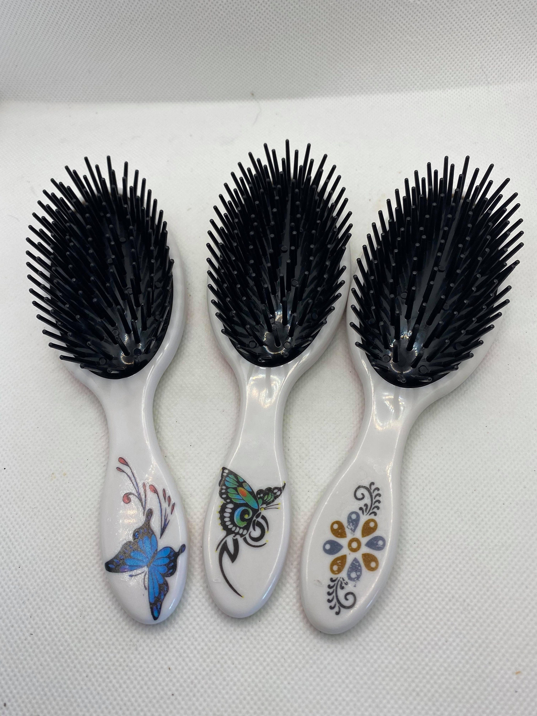 Hair brush handbag hair brush floral hair brush daisy hair Etsy
