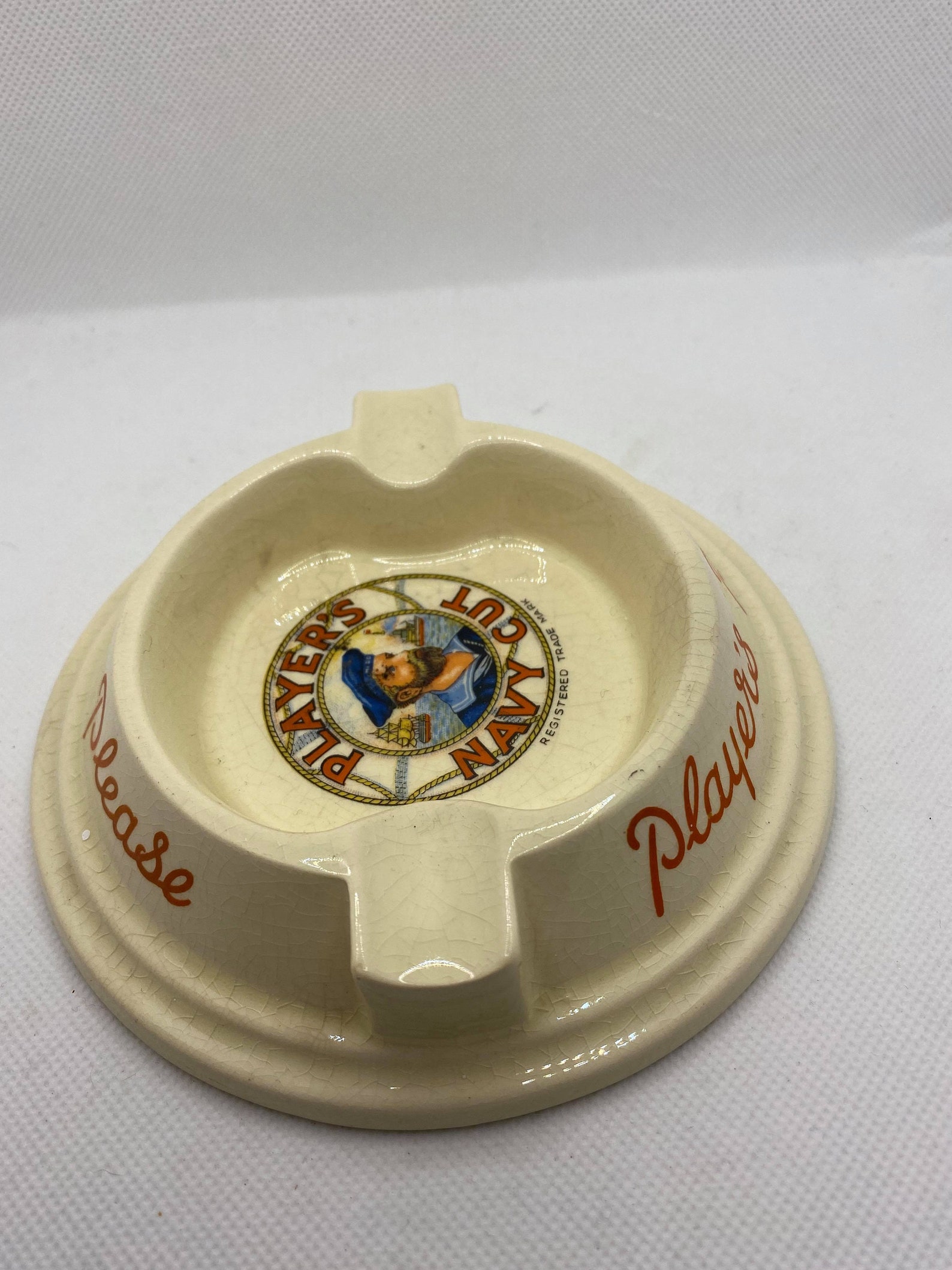 Vintage Ashtray Player Ashtray vintage Player ashtray Etsy