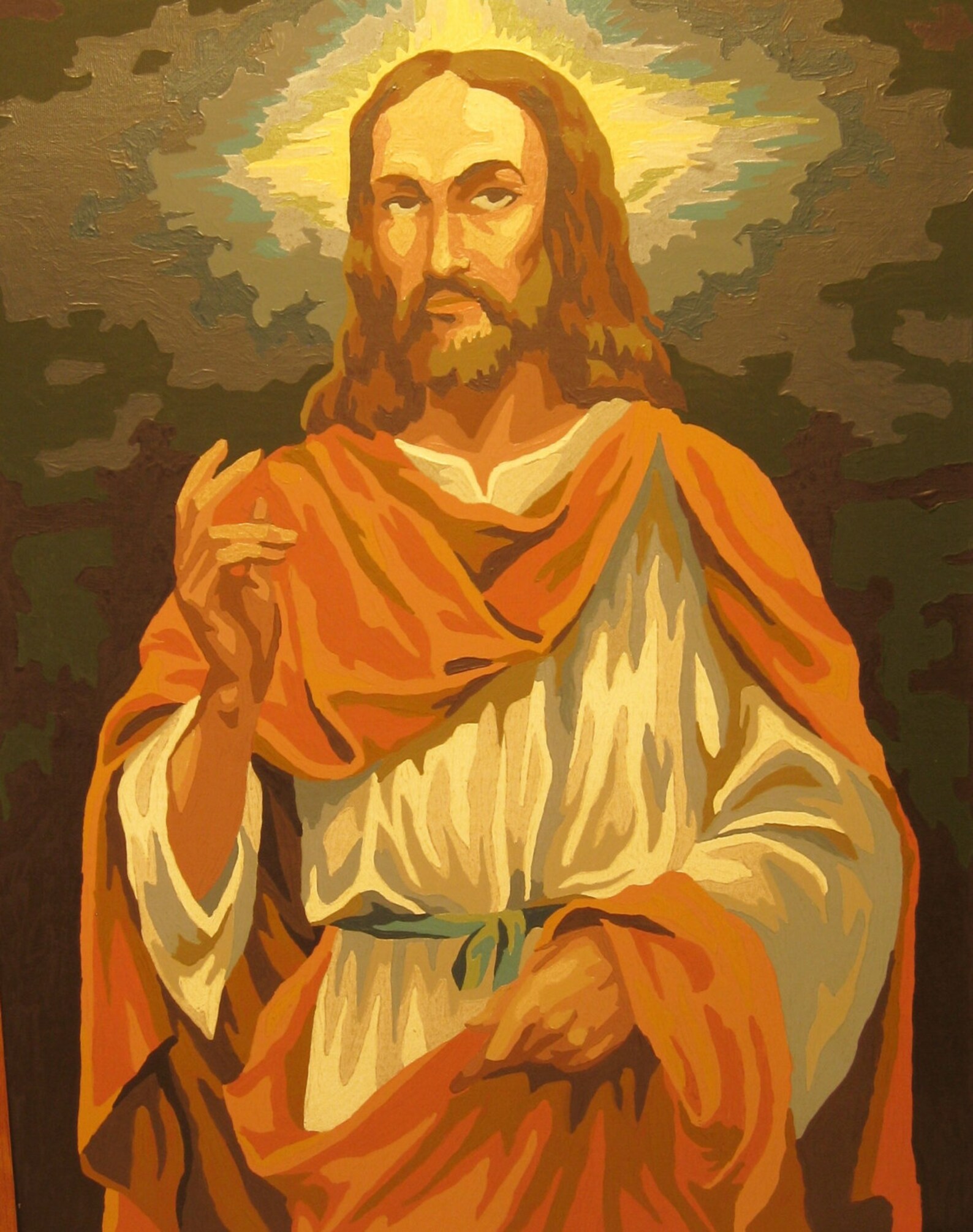 Jesus Paint by Number - Etsy Canada