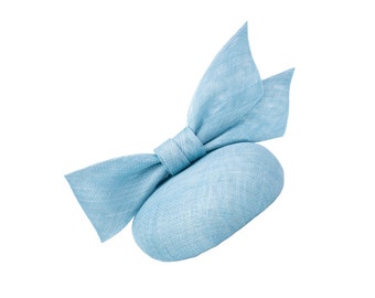 Blue Sinamay Fascinator Hat for Women – Elegant Bow Headpiece for  Wedding, Occasions and Royal Ascot Races