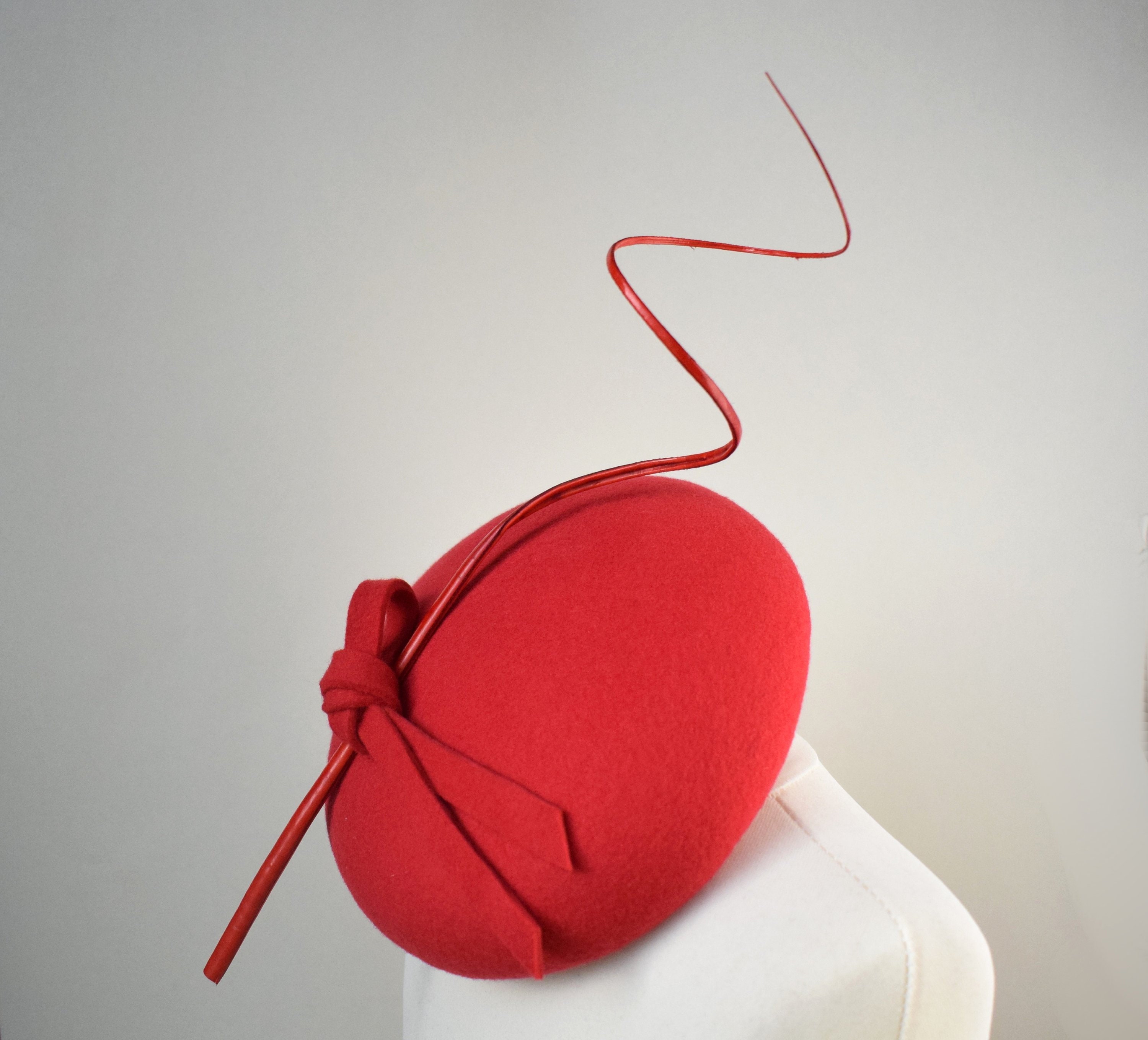 elegant red hats