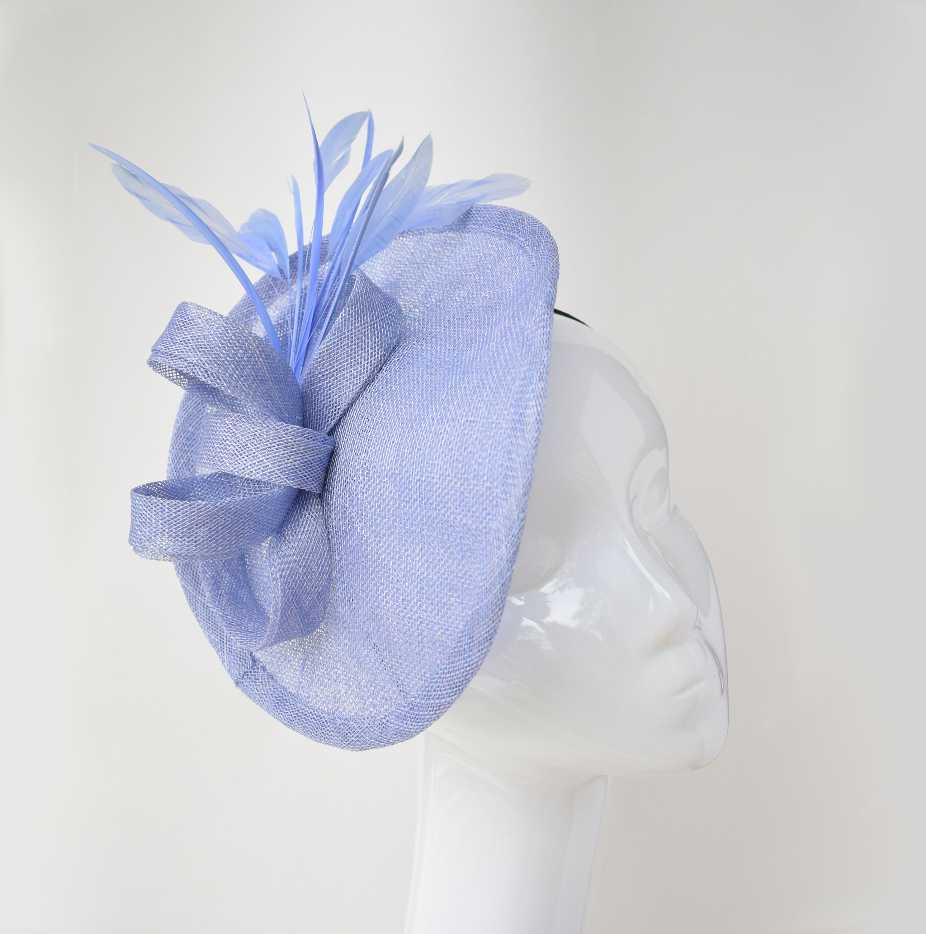 Pale Blue Fascinator Wedding Fascinator Blue Hatinator Etsy
