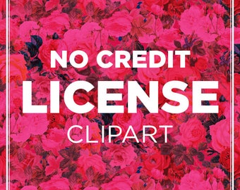 Extended License for Commercial Use of Any Clipart Set - Unlimited Production Quantity, Commercial Use of Digital Graphics & Clip Art Sets