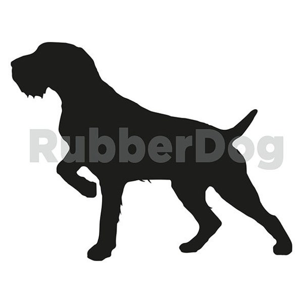 GERMAN WIREHAIRED POINTER Design - Digital Clip Art Graphics for Personal or Commercial Use